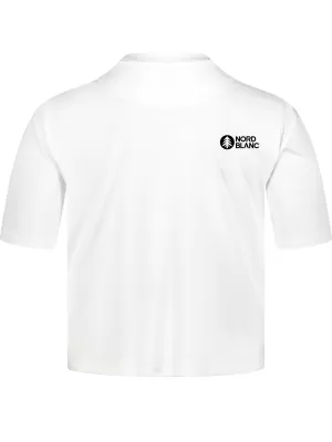 Dámsky funkčný crop top NORDBLANC NBSLF8028 BIELA