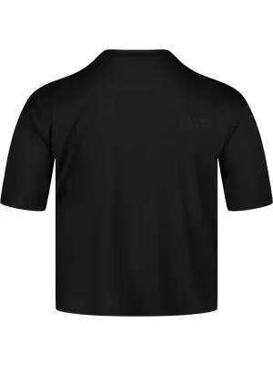 Dámsky funkčný crop top NORDBLANC NBSLF8028 ČIERNA