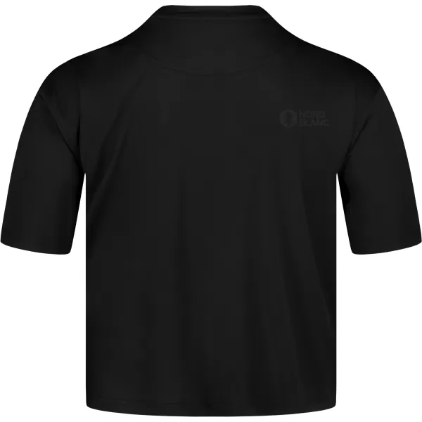  Dámsky funkčný crop top NORDBLANC NBSLF8028 ČIERNA 