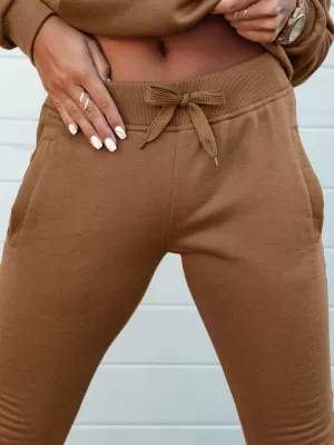 Dámske tepláky DSTREET FITS UY2146 ŤAVA