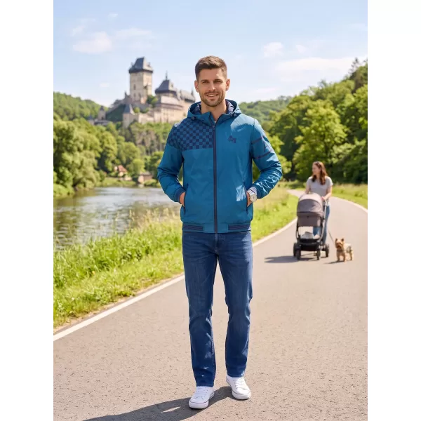  Pánska bunda ALTISPORT EGBERT PETROLEJ 