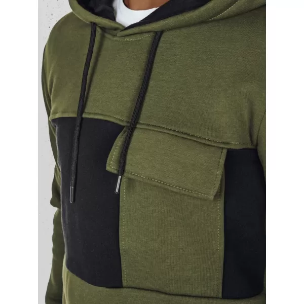  Pánska mikina DSTREET BX5913 KHAKI 