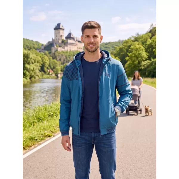  Pánska bunda ALTISPORT EGBERT PETROLEJ 