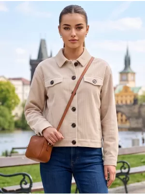 Dámska bunda ALTISPORT EVELINA SVETLÝ KRÉM
