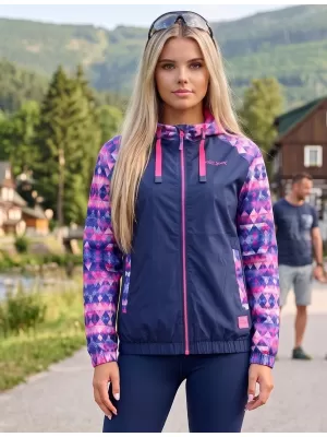 Dámska bunda ALTISPORT EDRIA TMAVO MODRÁ