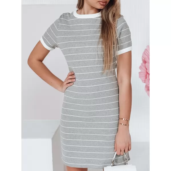  Šaty DSTREET FITLINES EY2580 BIELA 