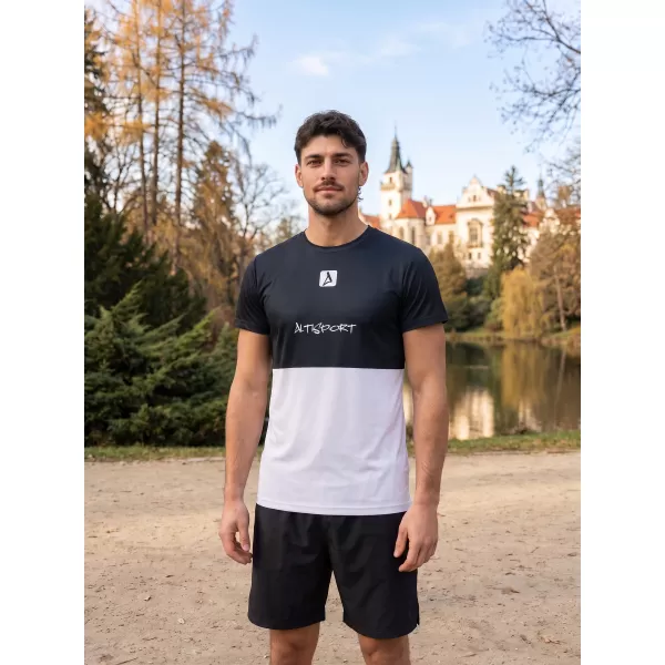  Pánske prémiové plus funkčné tričko ALTISPORT VOJ/ALM051TR02 ČIERNA 