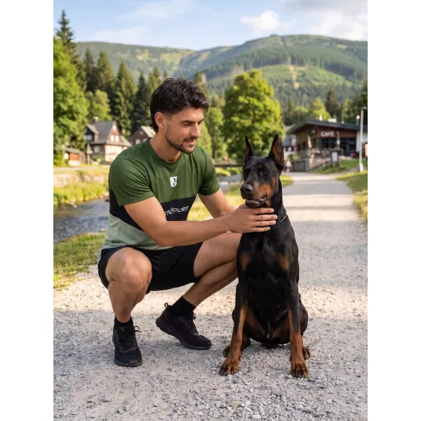  Pánske prémiové plus funkčné tričko ALTISPORT VOJ/ALM051TR02 KAKI 