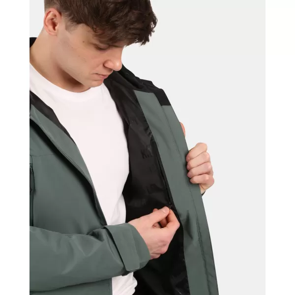 Mužský kabát KILPI AYRA-M YM0130KI KHAKI 