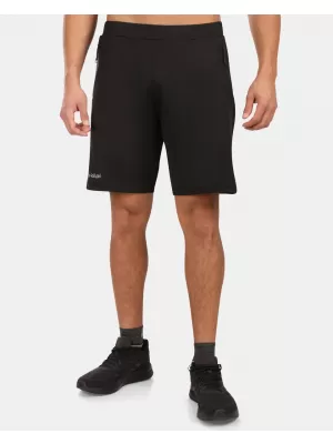 Pánske fitness šortky KILPI NANTES-M YM0417KI ČIERNA