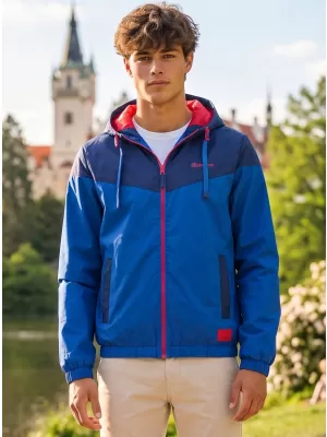 Pánska bunda ALTISPORT EDMON TMAVO MODRÁ