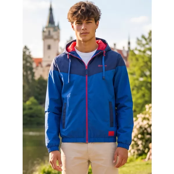  Pánska bunda ALTISPORT EDMON TMAVO MODRÁ 