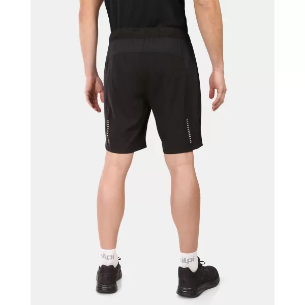  Pánske fitness šortky KILPI BRAY-M YM0427KI ČIERNA 