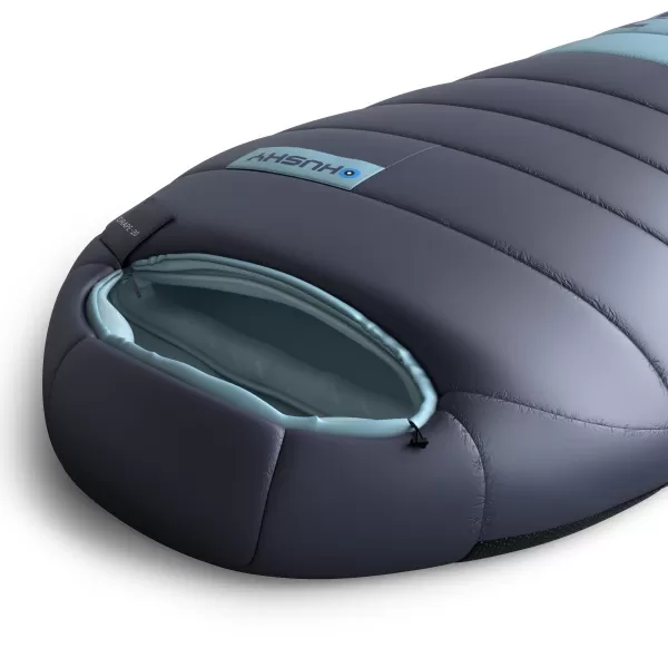  Perový spací vak HUSKY DRAPE -20°C MODRÁ 