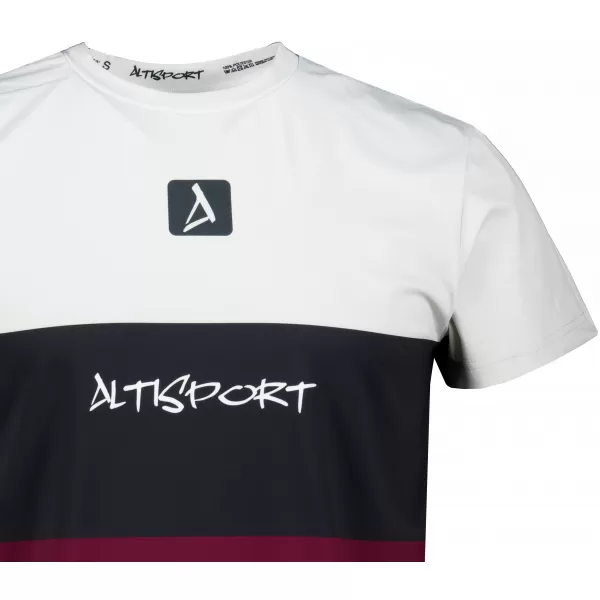  Pánske prémiové plus funkčné tričko ALTISPORT VOJ/ALM051TR02 BORDOVÁ 