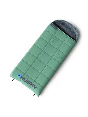 Detský dekový spací vak HUSKY GIZMO KIDS -5°C ZELENÁ