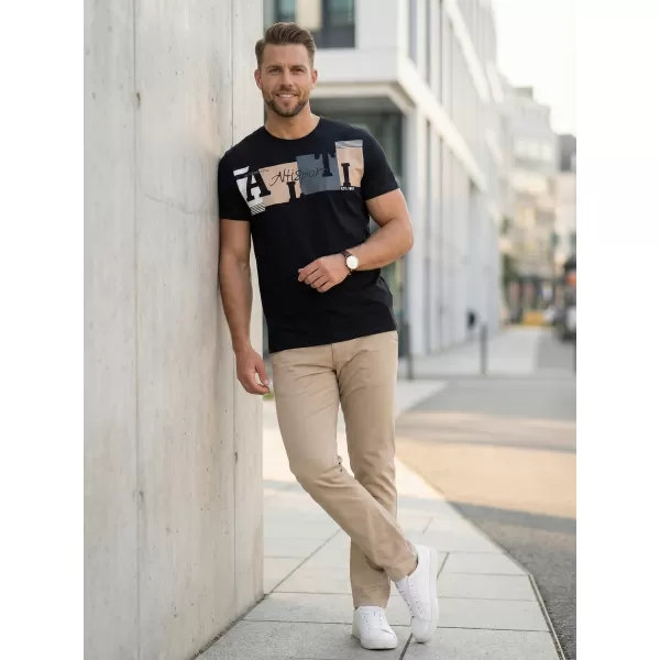  Pánske tričko ALTISPORT EDWARD ČIERNA 