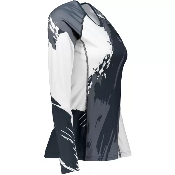  Dámske prémiové funkčné tričko s dlhým rukávom ALTISPORT VOJ/ALW081TR03 ČIERNA 