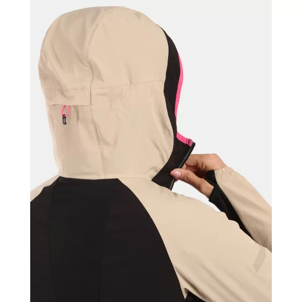  Dámska bunda softshell KILPI BALEO-W YL0125KI BÉŽOVÝ 