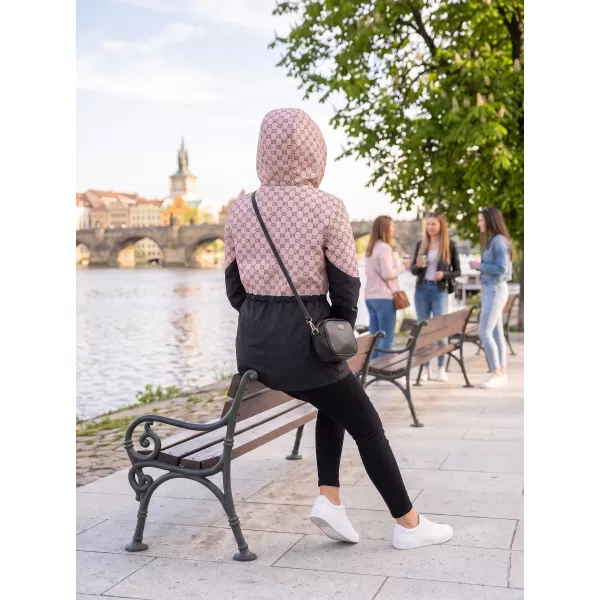  Dámska bunda KIXMI UNNI ĽAHKÁ BÉŽOVÁ/ČIERNA 