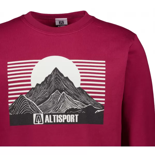 Pánska mikina ALTISPORT ALM188406 GRANÁT 