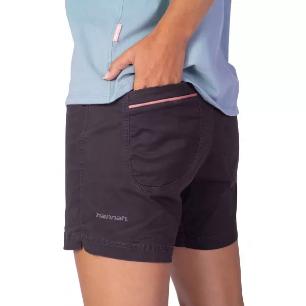  Dámske šortky HANNAH MOKKA SHORTS ČIERNA FAZUĽA 