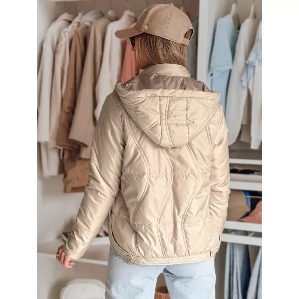  Dámska bunda DSTREET MARISSIA TY4851 BÉŽOVÁ 