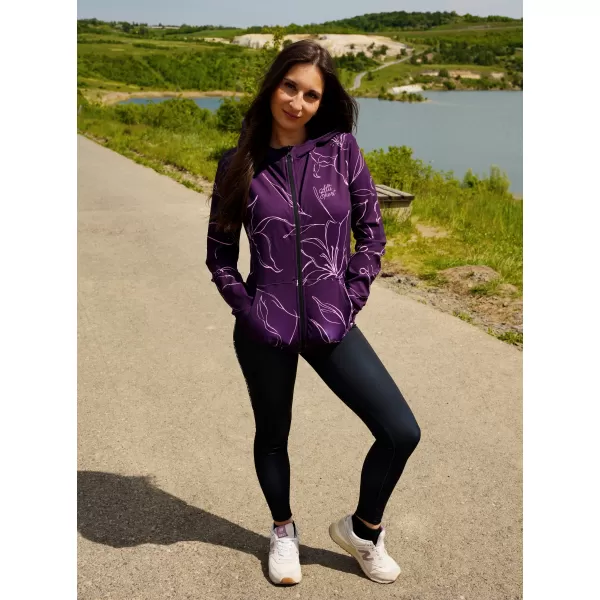  Dámska prémiová funkčná mikina na zips ALTISPORT VOJ/ALW100MI02 FUCHSIOVÁ 