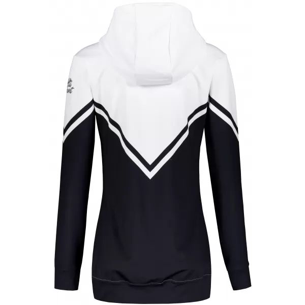  Dámska prémiová funkčná mikina na zips ALTISPORT VOJ/ALW101MI02 ČIERNOBIELY 