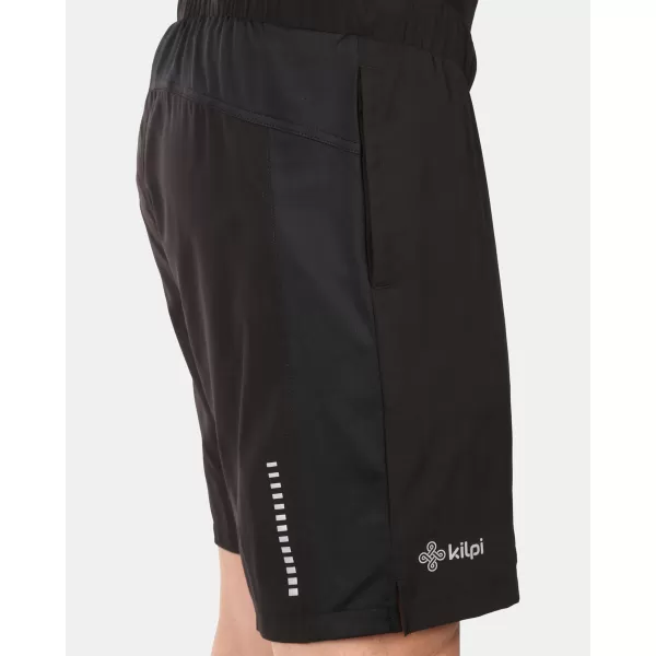 Pánske fitness šortky KILPI BRAY-M YM0427KI ČIERNA 