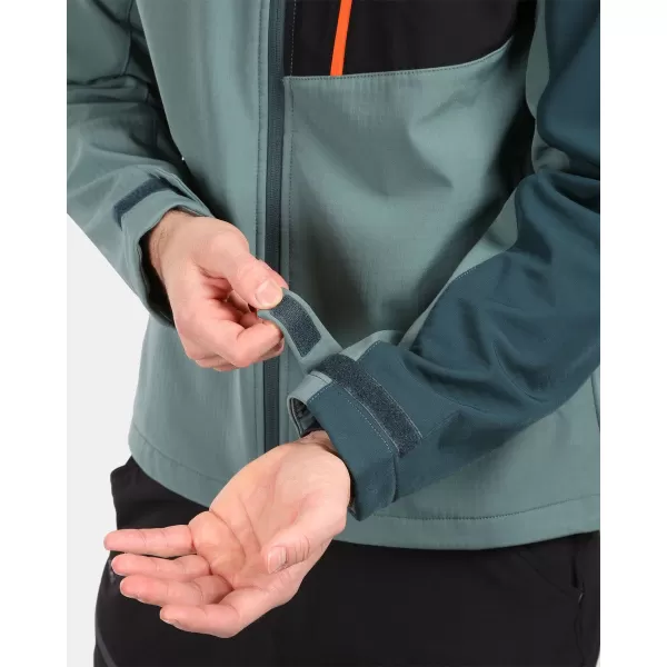  Pánska bunda so softshell KILPI ONTAVIO-M YM0111KI KHAKI 