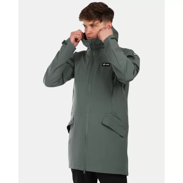  Mužský kabát KILPI AYRA-M YM0130KI KHAKI 
