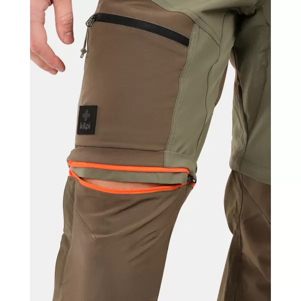  Odnímateľné nohavice KILPI HOSIO-M YM0403KI KHAKI 