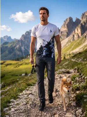 Pánske prémiové plus funkčné tričko ALTISPORT VOJ/ALM059TR02 BIELA