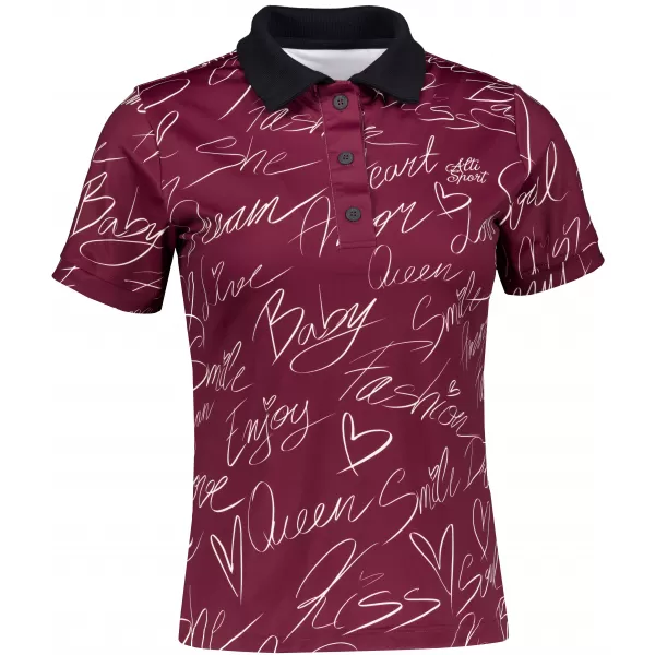  Dámske funkčné tričko s prémiovým golierom ALTISPORT VOJ/ALW084TR05 RUDA 