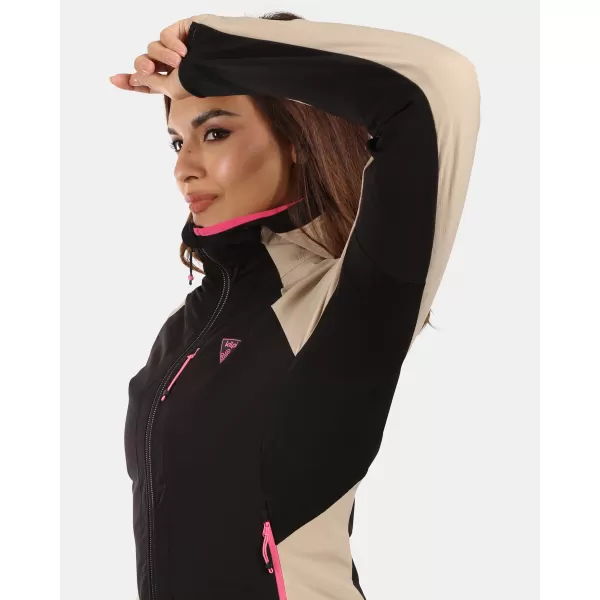  Dámska bunda softshell KILPI BALEO-W YL0125KI BÉŽOVÝ 