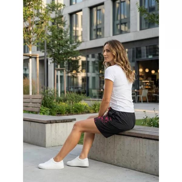  Dámske šortky ALTISPORT ELISSA ČIERNA 