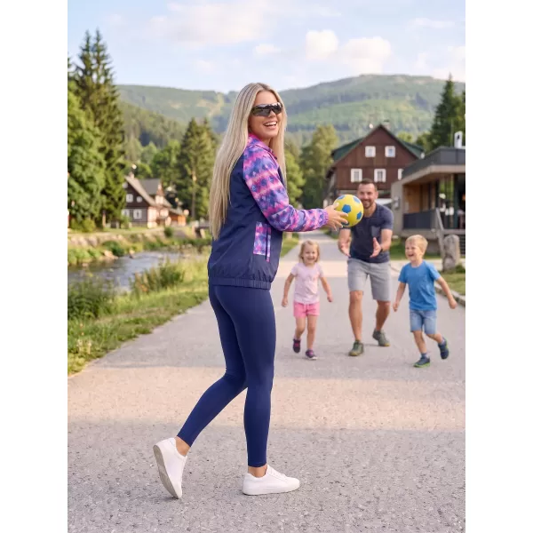  Dámska bunda ALTISPORT EDRIA TMAVO MODRÁ 