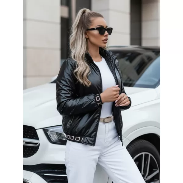  Dámska bunda DSTREET BOMBESS TY4912 ČIERNA 
