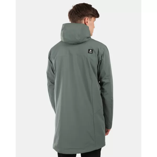  Mužský kabát KILPI AYRA-M YM0130KI KHAKI 