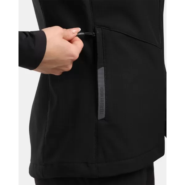  Dámska vesta pre softshell KILPI NOIL-W YL0114KI ČIERNY 