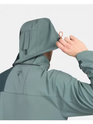 Pánska bunda so softshell KILPI ONTAVIO-M YM0111KI KHAKI