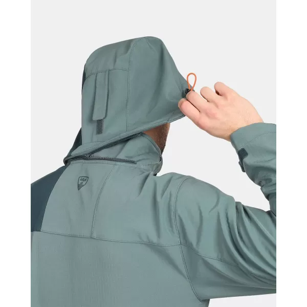  Pánska bunda so softshell KILPI ONTAVIO-M YM0111KI KHAKI 