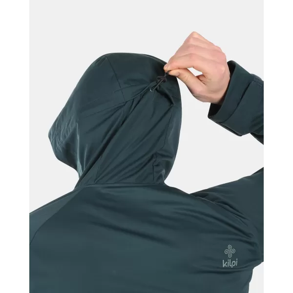  Pánska bunda so softshell KILPI BELTRA-M YM0110KI TMAVO ZELENÝ 