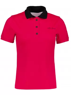 Dámske funkčné tričko s prémiovým golierom ALTISPORT VOJ/ALW075TR05 JASNO-ČERVENÁ