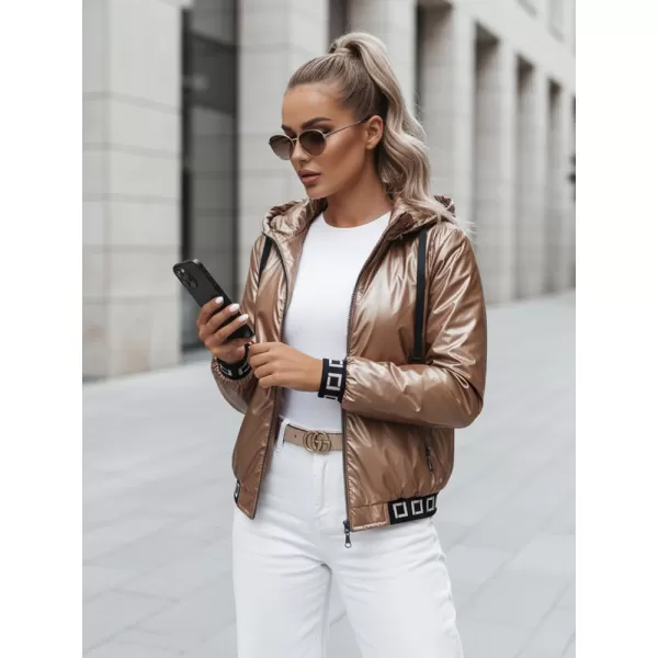  Dámska bunda DSTREET BOMBESS TY4913 BÉŽOVÁ 
