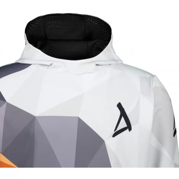  Pánska prémiová funkčná mikina ALTISPORT VOJ/ALM007MI01 ORANŽOVÁ/ŠEDÁ 