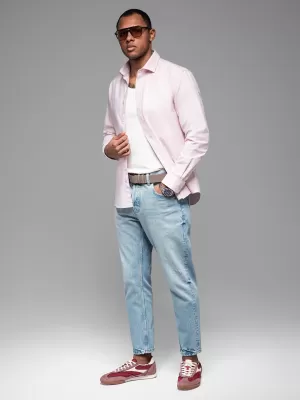 Pánska košeľa OMBRE OM-SHOS-0183 BROSKYŇA