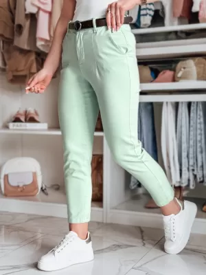 Dámske nohavice DSTREET TAIRONIK UY2541 SVETLO ZELENÁ
