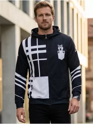 Pánska prémiová funkčná mikina na zips ALTISPORT VOJ/ALM098MI02 SHIBA